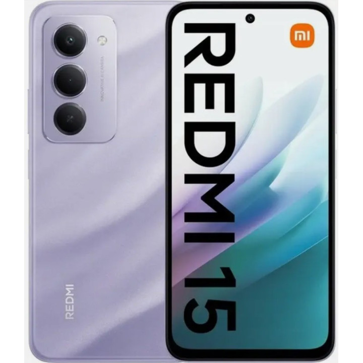 Smartphone Xiaomi Redmi 15 17,5cm (6.9") Dual SIM híbrido 4G USB Type-C 6GB 128GB 7000mAh Roxo