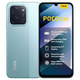 Smartphone POCO C85 17,5cm (6.9") Dual SIM 4G USB Type-C 8GB 256GB