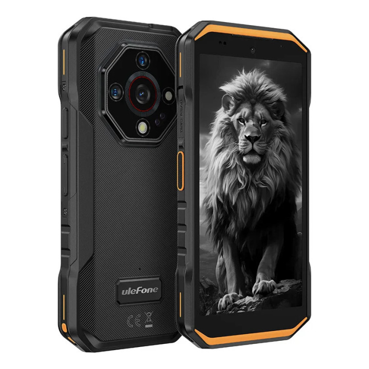 Ulefone Armor X32 PRO 14,3 cm (5.65") Dual SIM Android 14 5G USB Type-C 8 GB 256 GB 5500 mAh Preto, Laranja