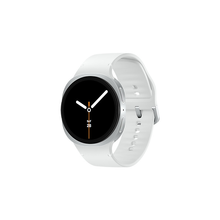 Samsung Galaxy Watch 8 3,81 cm (1.5") AMOLED 44 mm Digital 480 x 480 pixels Ecrã táctil Prateado Wi-Fi GPS