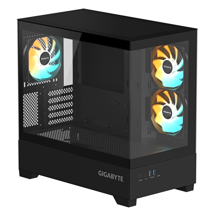 GIGABYTE C201 PANORAMIC Midi Tower Preto