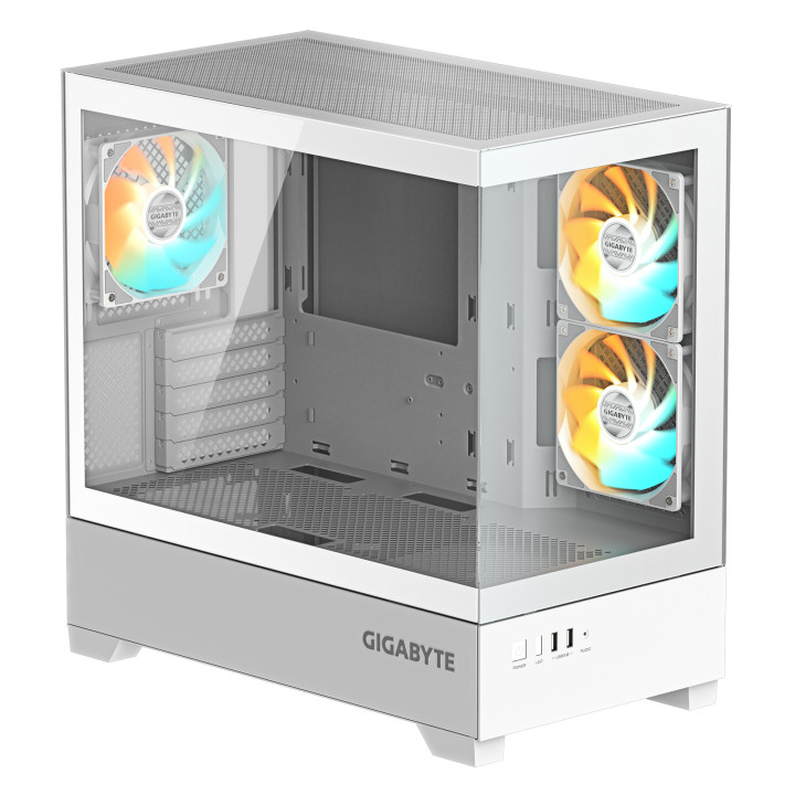 GIGABYTE C201 PANORAMIC ICE Midi Tower Branco
