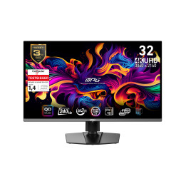 MSI MPG 321URXDE QD-OLED monitor de ecrã 80 cm (31.5") 3840 x 2160 pixels 4K Ultra HD Preto