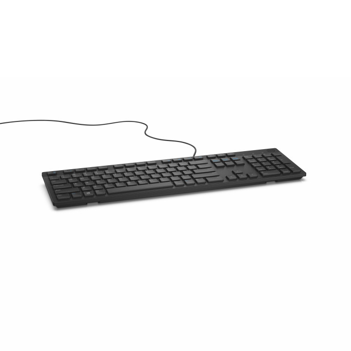 DELL Teclado com fios — KB216 - EUA Internacional (QWERTY) - preto