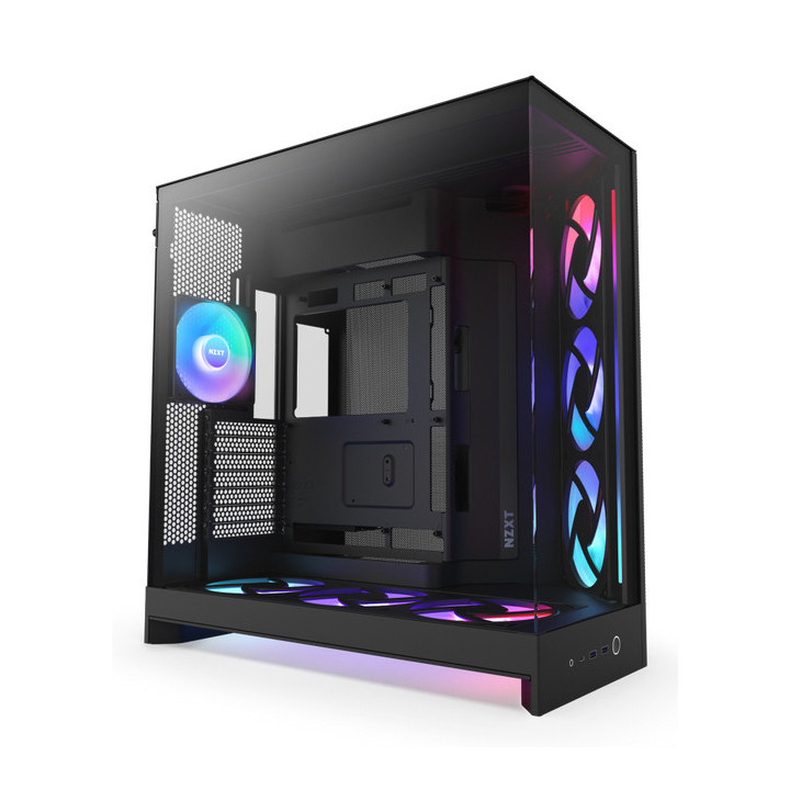 NZXT H9 Flow RGB+ Midi Tower Preto