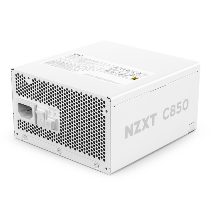 NZXT C850 Gold ATX 3.1 fonte de alimentação 850 W 24-pin ATX Branco