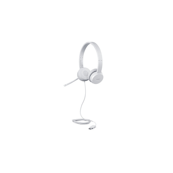 Lenovo GXD1E71385 auscultador Auscultadores Com fios Pulso Chamadas Música USB Type-A Cinzento