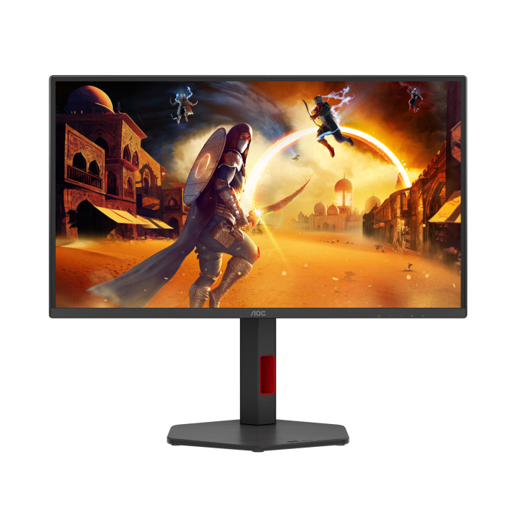 AOC G4 Q25G4SR monitor de ecrã 62,2 cm (24.5") 2560 x 1440 pixels Quad HD LED Preto, Vermelho