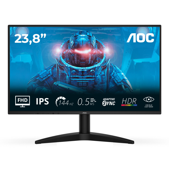 AOC 24B36X monitor de ecrã 60,5 cm (23.8") 1920 x 1080 pixels Full HD LED Preto