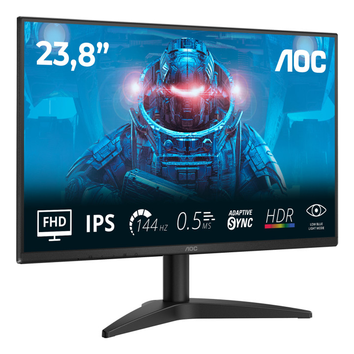 AOC 24B36X monitor de ecrã 60,5 cm (23.8") 1920 x 1080 pixels Full HD LED Preto