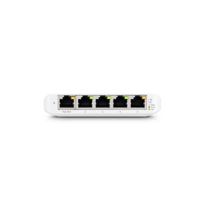 Ubiquiti UniFi Switch Flex Mini (5-pack) Gerido Gigabit Ethernet (10 100 1000) Power over Ethernet (PoE) Branco