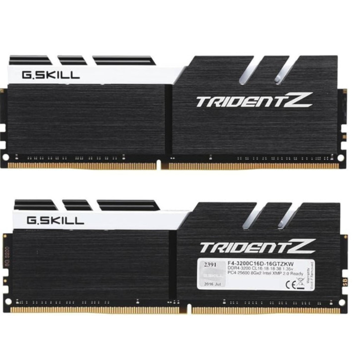 Memória G.Skill Trident Z Black 16GB (2x8GB) DDR4 3200MHz