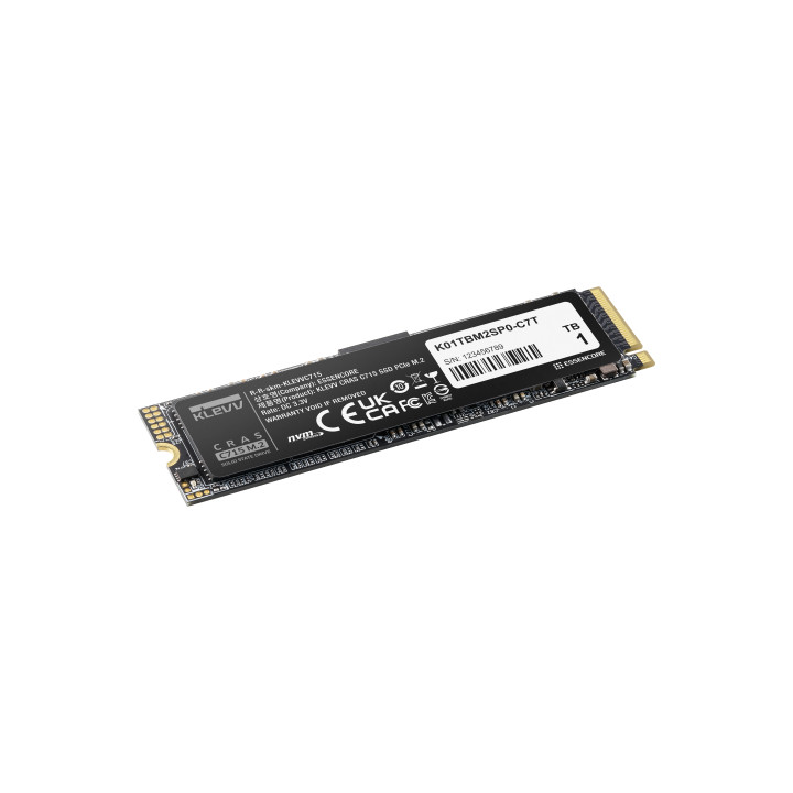 Klevv CRAS C715 1 TB M.2 PCI Express 3.0 NVMe 3D TLC NAND