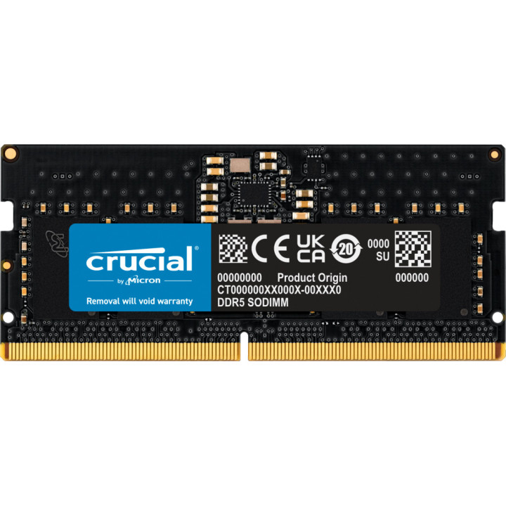 Crucial CT8G56C46S5T módulo de memória 8 GB 1 x 8 GB DDR5 ECC
