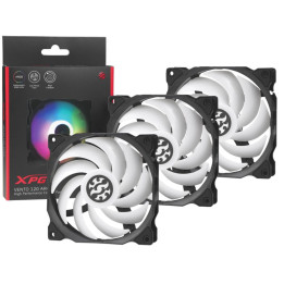 Ventoinha XPG VENTO 120 ARGB PWM Preta 3 unidade(s)