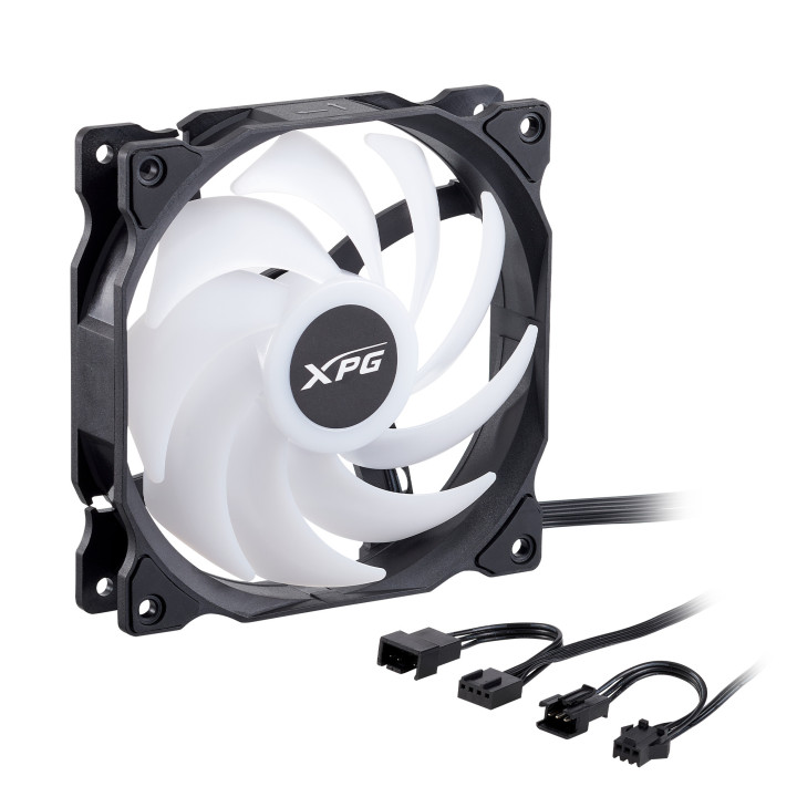 XPG VENTO R 120 ARGB PWM Caixa de computador Ventoinha 12 cm Preto 1 unidade(s)