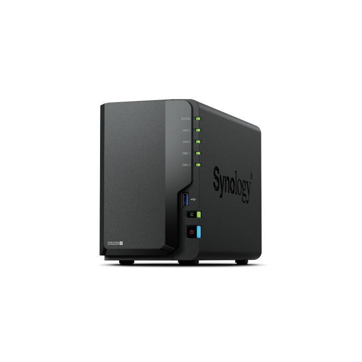 Synology DS225+ 2 Bay NAS PC Intel® Celeron® J4125 2 GB DDR4 Synology DSM Preto