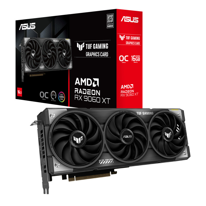 Gráfica ASUS TUF Gaming TUF-RX9060XT-O16G-GAMING AMD Radeon RX 9060