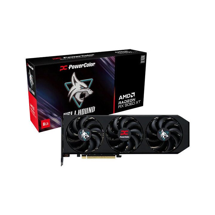 PowerColor Hellhound AMD Radeon RX 9060 XT 8GB GDDR6