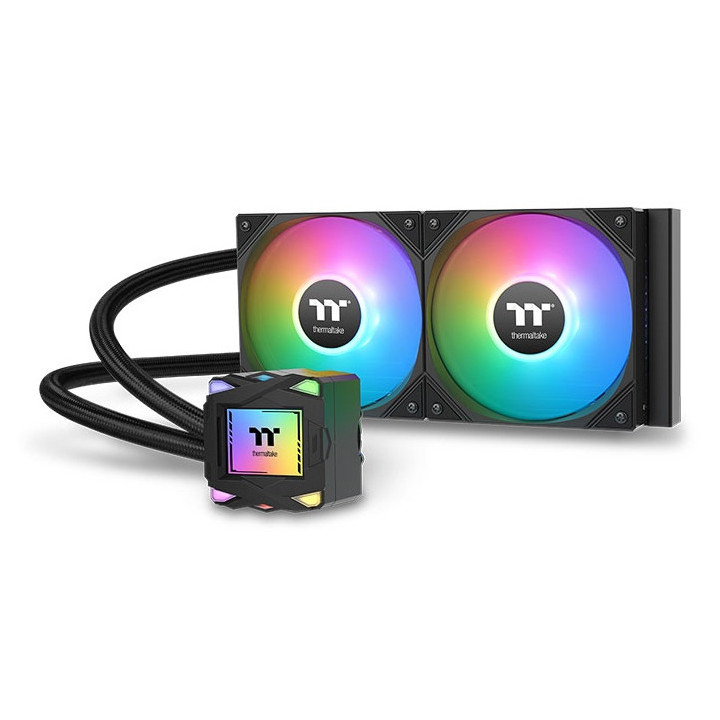 Thermaltake LA240 ARGB Placa mãe Kit de arrefecimento líquido 12 cm Preto 1 unidade(s)