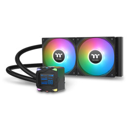 Thermaltake LA240-S ARGB Placa mãe Kit de arrefecimento líquido 12 cm Preto 1 unidade(s)