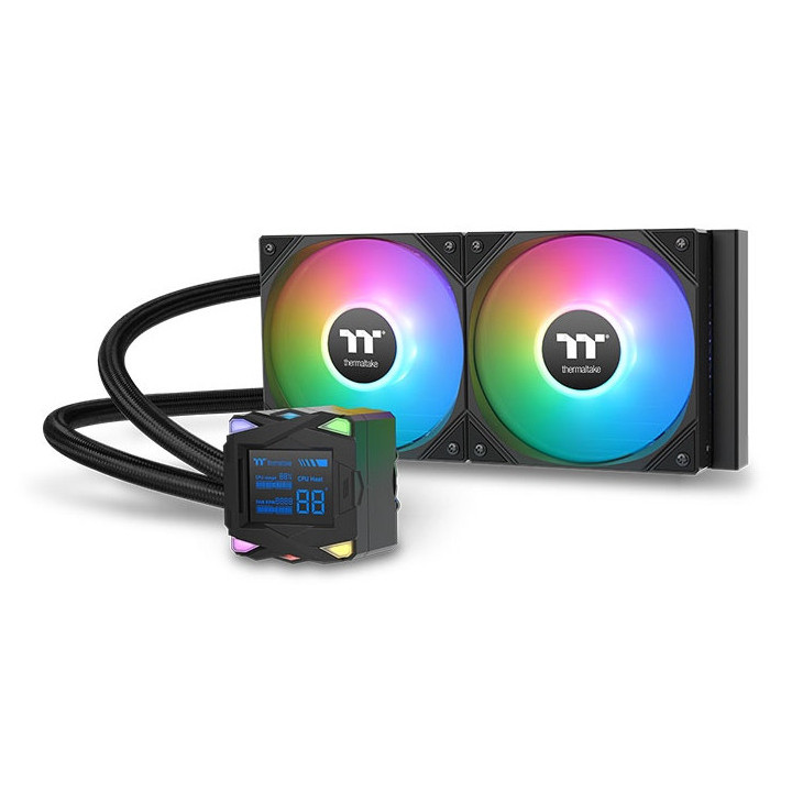 Thermaltake LA240-S ARGB Placa mãe Kit de arrefecimento líquido 12 cm Preto 1 unidade(s)