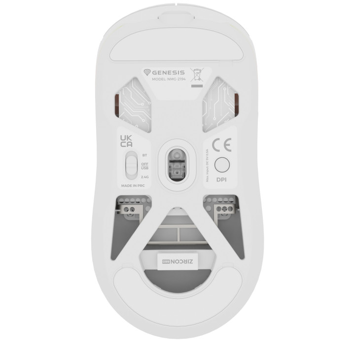GENESIS NMG-2194 rato Jogos Ambidestro Bluetooth + USB Type-C Ótico 26000 DPI