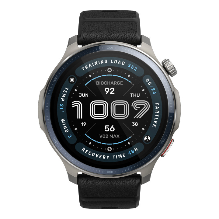 Amazfit Balance 2 3,81 cm (1.5") AMOLED Digital 480 x 480 pixels Ecrã táctil Cinzento Wi-Fi GPS