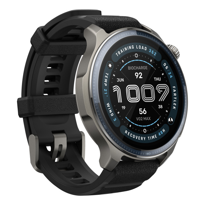 Amazfit Balance 2 3,81 cm (1.5") AMOLED Digital 480 x 480 pixels Ecrã táctil Cinzento Wi-Fi GPS