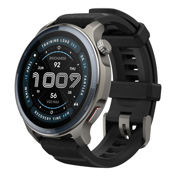 Amazfit Balance 2 3,81 cm (1.5") AMOLED Digital 480 x 480 pixels Ecrã táctil Cinzento Wi-Fi GPS