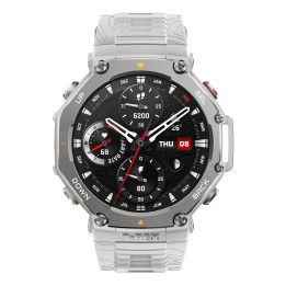 Amazfit T-Rex 3 3,81 cm (1.5") AMOLED Digital 480 x 480 pixels Ecrã táctil Aço inoxidável GPS