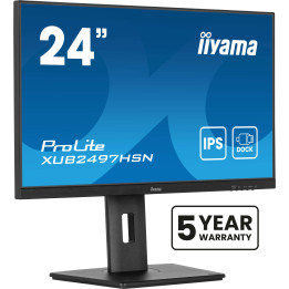 iiyama ProLite XUB2497HSN-B2 monitor de ecrã 60,5 cm (23.8") 1920 x 1080 pixels Full HD LED Preto