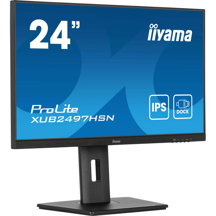 iiyama ProLite XUB2497HSN-B2 monitor de ecrã 60,5 cm (23.8") 1920 x 1080 pixels Full HD LED Preto