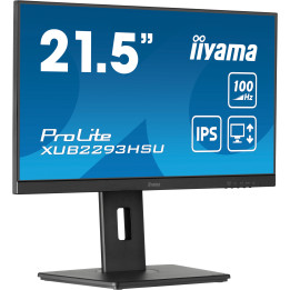 iiyama ProLite XUB2293HSU-B7 monitor de ecrã 54,6 cm (21.5") 1920 x 1080 pixels Full HD LED Preto