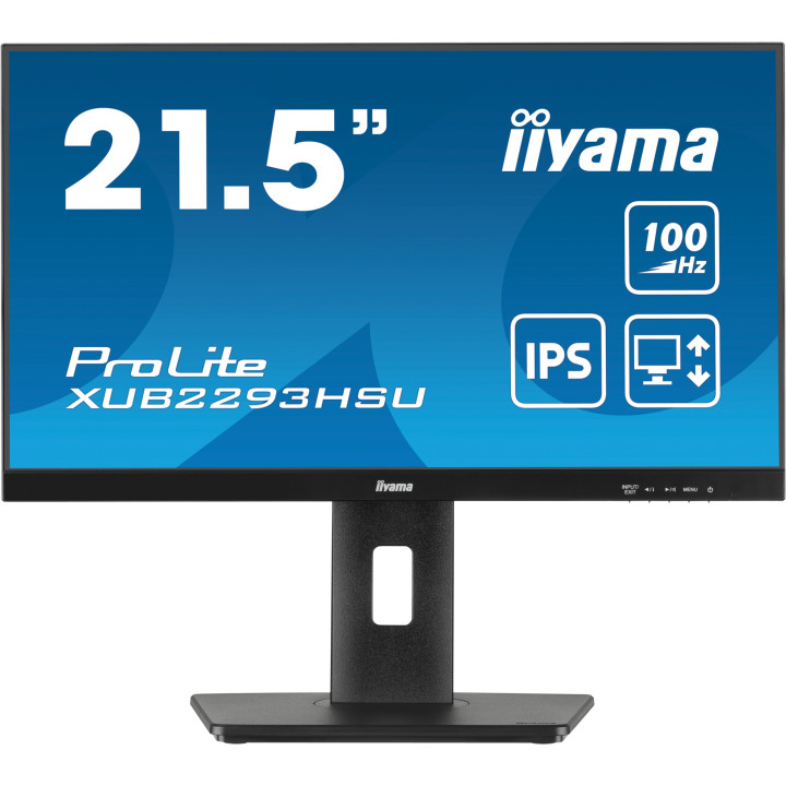 iiyama ProLite XUB2293HSU-B7 monitor de ecrã 54,6 cm (21.5") 1920 x 1080 pixels Full HD LED Preto