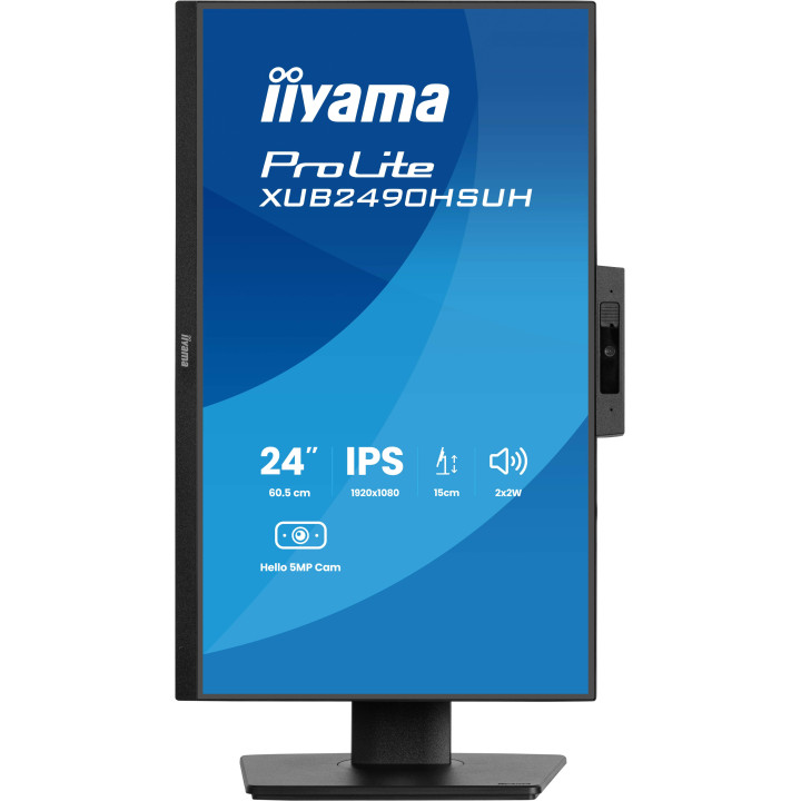 iiyama XUB2490HSUH-B2 monitor de ecrã 60,5 cm (23.8") 1920 x 1080 pixels Full HD LED Preto