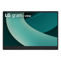 LG 17MT70 Monitor portátil Preto, Aço inoxidável 43,2 cm (17") LED 2560 x 1600 pixels