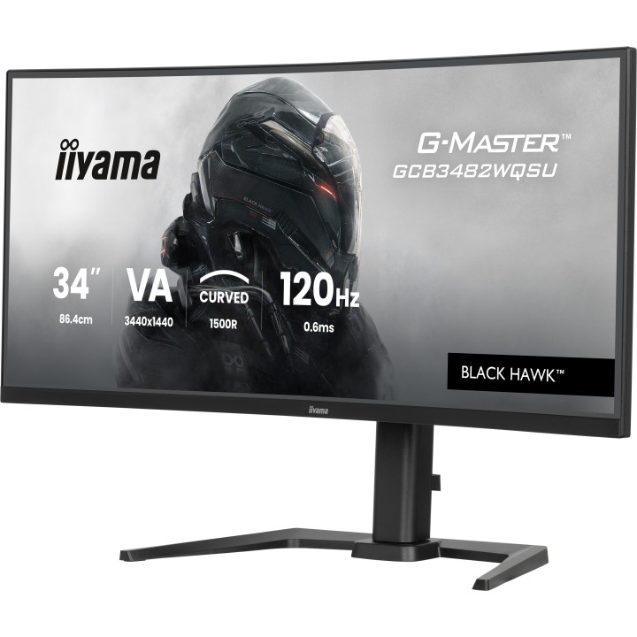 iiyama GCB3482WQSU-B1 monitor de ecrã 86,4 cm (34") 3440 x 1440 pixels UltraWide Quad HD LED Preto