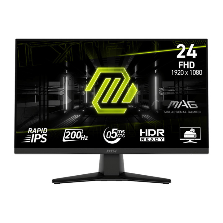 MSI MAG 242F monitor de ecrã 60,5 cm (23.8") 1920 x 1080 pixels Full HD LCD Preto