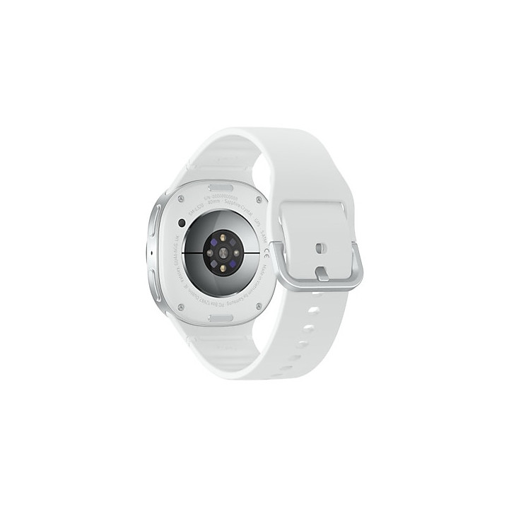 Samsung Galaxy Watch 8 3,3 cm (1.3") AMOLED 40 mm Digital 438 x 438 pixels Ecrã táctil Prateado Wi-Fi GPS