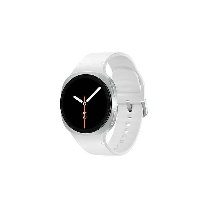 Samsung Galaxy Watch 8 3,3 cm (1.3") AMOLED 40 mm Digital 438 x 438 pixels Ecrã táctil 4G Prateado Wi-Fi GPS