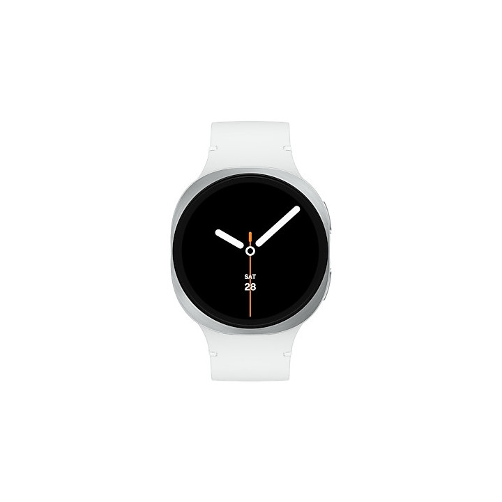 Samsung Galaxy Watch 8 3,81 cm (1.5") AMOLED 44 mm Digital 480 x 480 pixels Ecrã táctil Prateado Wi-Fi GPS
