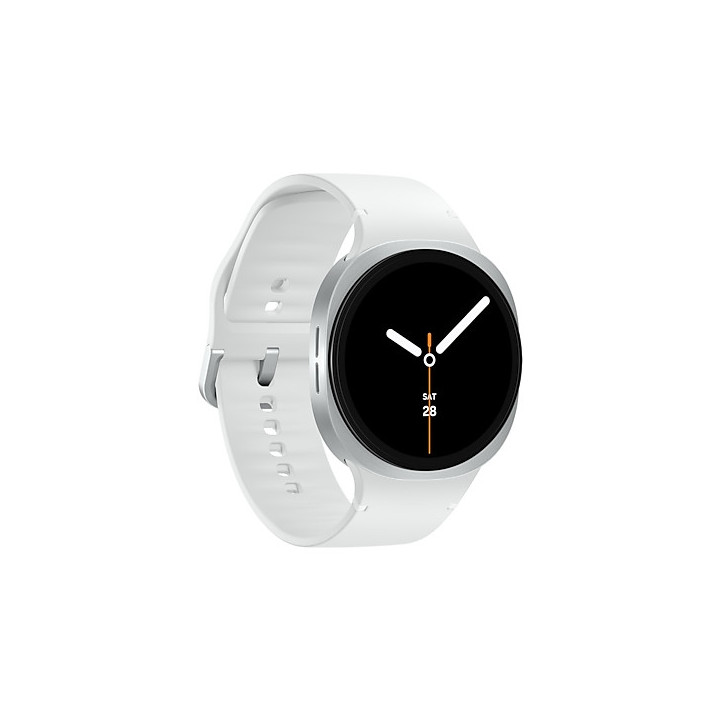 Samsung Galaxy Watch 8 3,81 cm (1.5") AMOLED 44 mm Digital 480 x 480 pixels Ecrã táctil Prateado Wi-Fi GPS