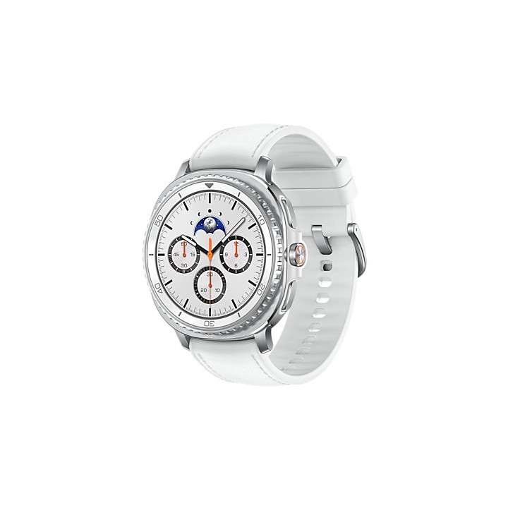 Samsung Galaxy Watch 8 Classic 3,3 cm (1.3") AMOLED 46 mm Digital 438 x 438 pixels Ecrã táctil 4G Prateado Wi-Fi GPS