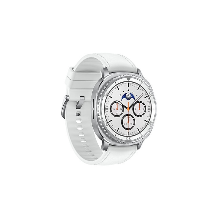 Samsung Galaxy Watch 8 Classic 3,3 cm (1.3") AMOLED 46 mm Digital 438 x 438 pixels Ecrã táctil 4G Prateado Wi-Fi GPS