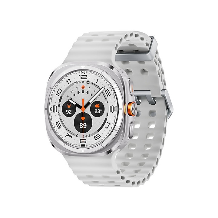 Samsung Galaxy Watch Ultra 3,81 cm (1.5") AMOLED 47 mm Digital 480 x 480 pixels Ecrã táctil 4G Titânio, Branco Wi-Fi GPS