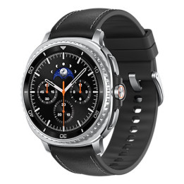 Samsung Galaxy Watch 8 Classic 3,3 cm (1.3") AMOLED 46 mm Digital 438 x 438 pixels Ecrã táctil Prateado Wi-Fi GPS