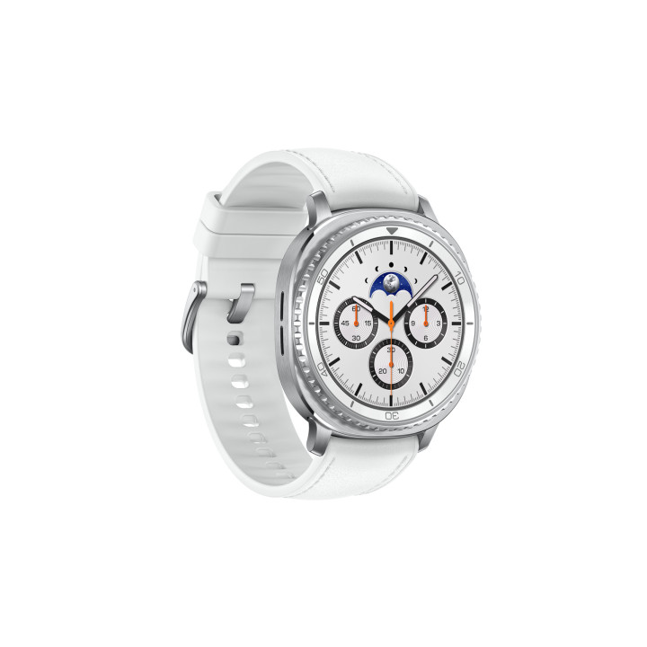 Samsung Galaxy Watch8 Classic 3,3 cm (1.3") AMOLED 46 mm Digital 438 x 438 pixels Ecrã táctil Prateado Wi-Fi GPS