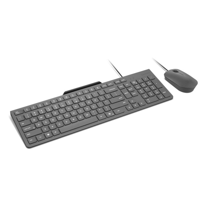 Lenovo GX31R09789 teclado Rato incluído Casa Escritório USB Português Cinzento