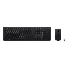 Lenovo 4X31K03957 teclado Rato incluído RF Wireless + Bluetooth Português Cinzento